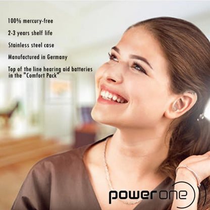 Power one P312 size 312 Hearing Aid Batteries 60 Pack