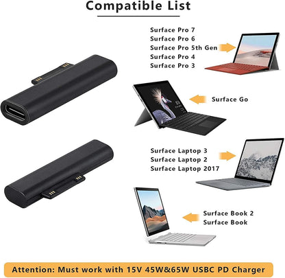 USB C Charger Adapter for Surface Pro