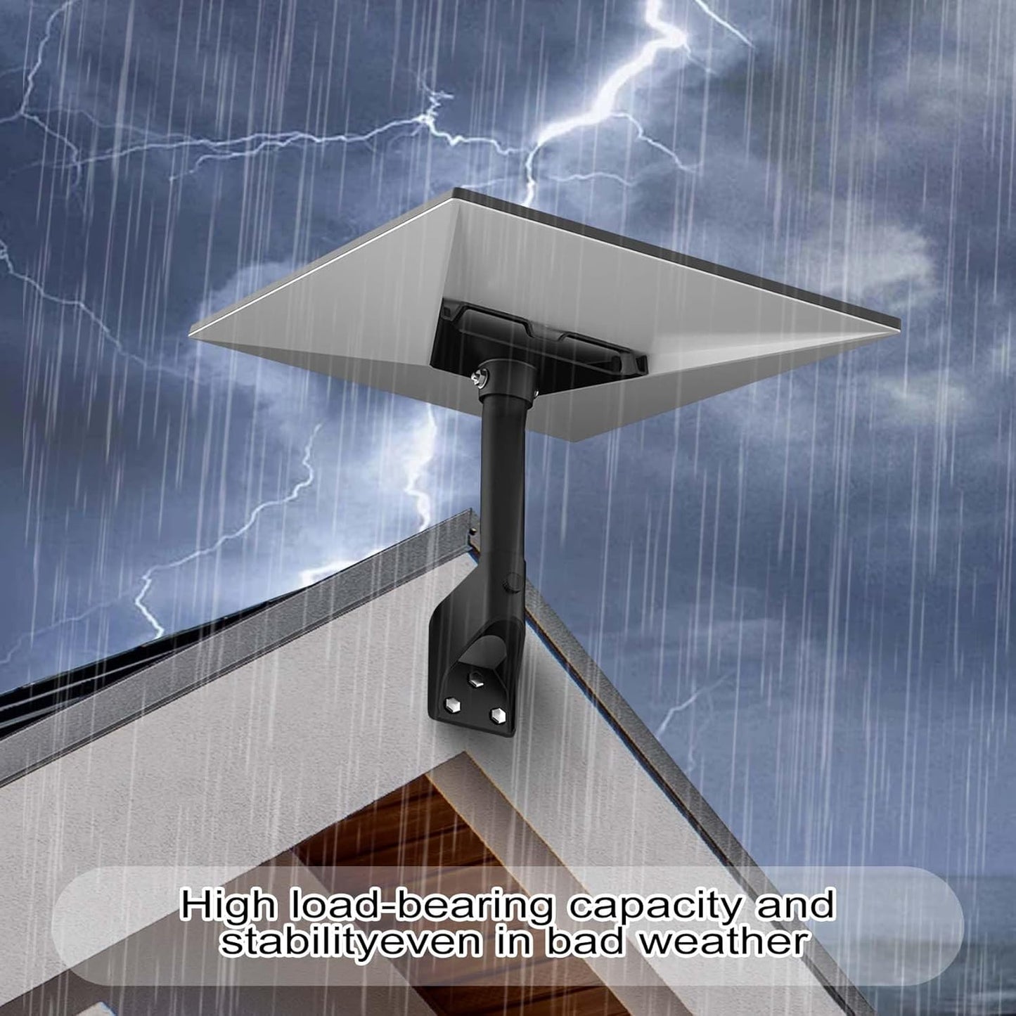 Gen 3 Mount for Starlink, 360° Rotatable Roof & Wall Mount for V3 Starlink