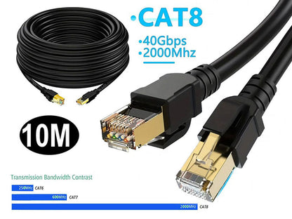 Lan cable Ethernet Cable 10m CAT8 Network Cable