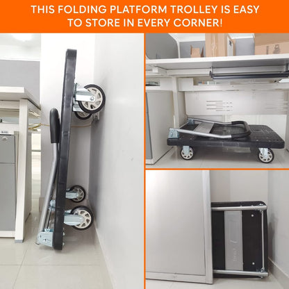 Trolley Cart Folding Platform Trolley 150KG