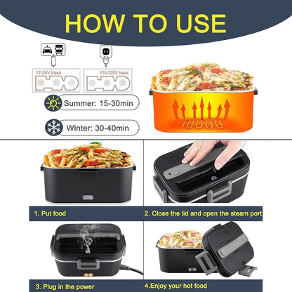 Electric Heating Lunch Box 1.8L