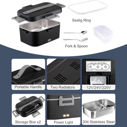 Electric Heating Lunch Box 1.8L