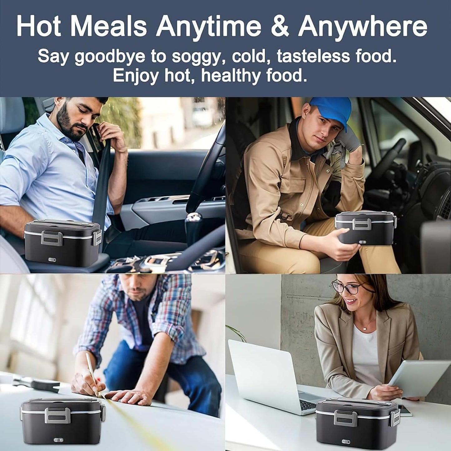 Electric Heating Lunch Box 1.8L