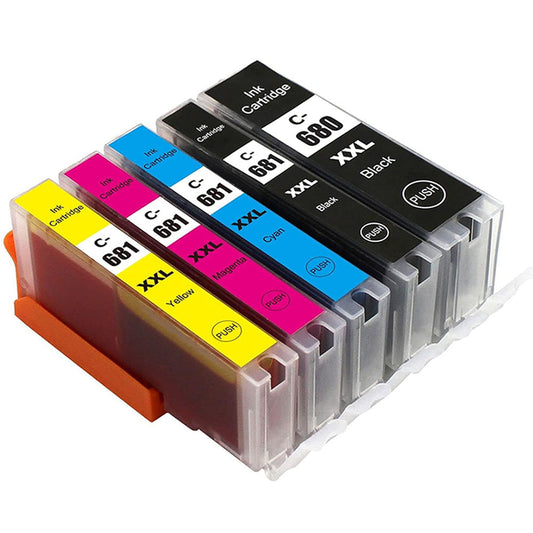 Canon Compatible Ink Cartridges PGI-680XXL CLI-681XXL Set for TR7560 TR7660 TS9160 TS9565 TR8560 TS8160 TS6160
