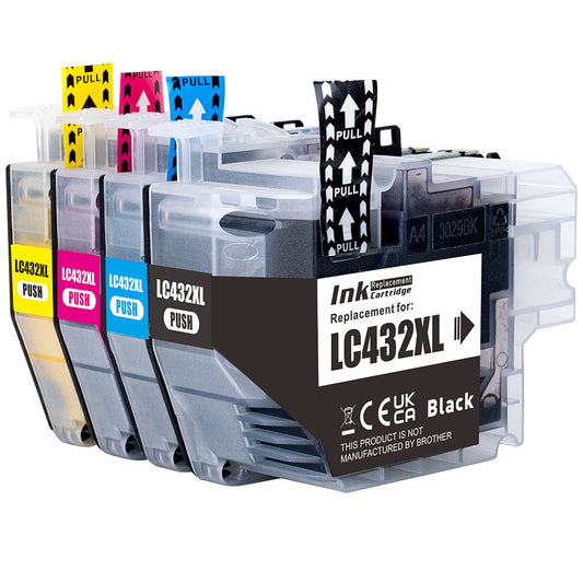 Brother LC432XL Compatible Ink Cartridge – Suits MFC-J5340DW MFC-J5740DW MFC-J6540DW