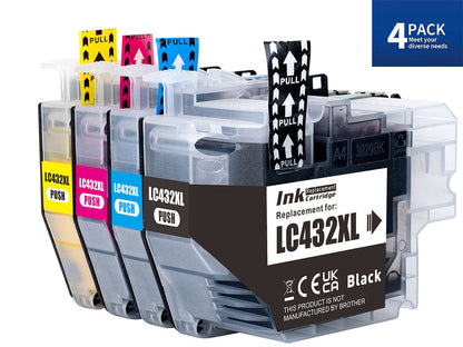 Brother LC432XL Compatible Ink Cartridge – Suits MFC-J5340DW MFC-J5740DW MFC-J6540DW