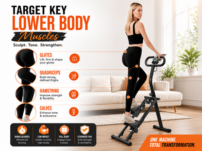 Foldable Stair Climber for Exercise at Home Fitness Steppers