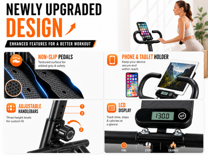 Foldable Stair Climber for Exercise at Home Fitness Steppers
