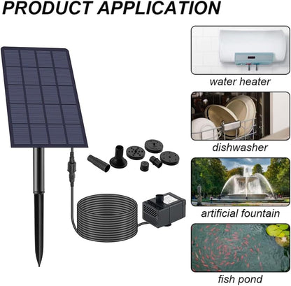 Solar Powered Water Fountain Pump 2.5W