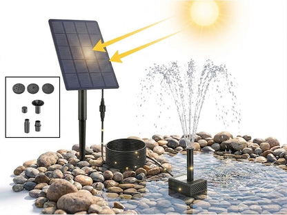 Solar Powered Water Fountain Pump 2.5W