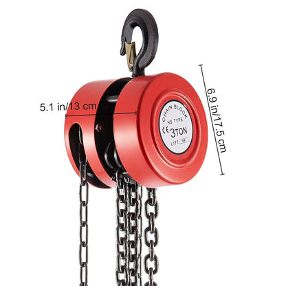 Chain Block Tackle Hoist 3T 3M