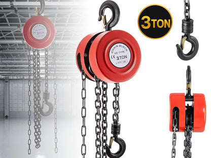 Chain Block Tackle Hoist 3T 3M