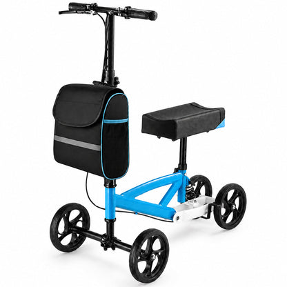 Knee Scooter Walker Steerable Mobility Walking Equipment Wheelchair Medical Crutch Broken Foot Ankle Leg Surgery Injury