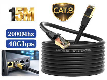Lan cable Ethernet Cable 15m CAT8 Network Cable