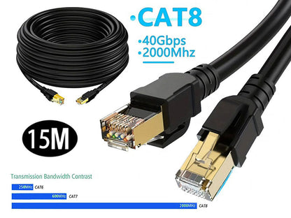 Lan cable Ethernet Cable 15m CAT8 Network Cable