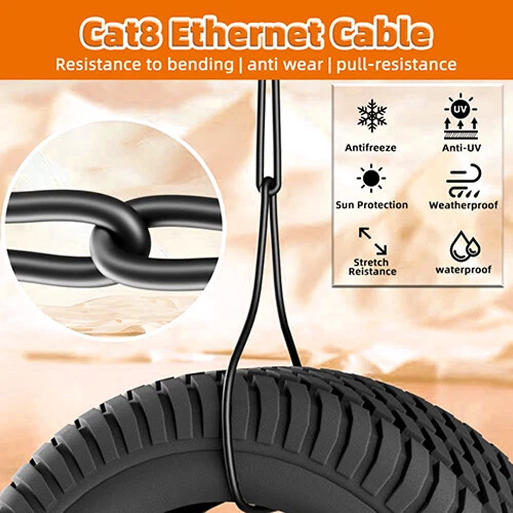 Lan cable Ethernet Cable 30m CAT8 Network Cable