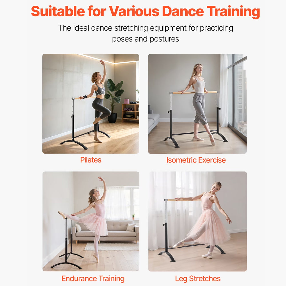 Gymnastic Bar Horizontal Ballet Barre High Bar For Home Gym Training