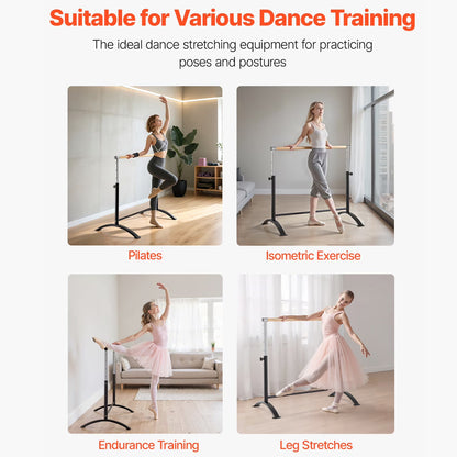 Gymnastic Bar Horizontal Ballet Barre High Bar For Home Gym Training