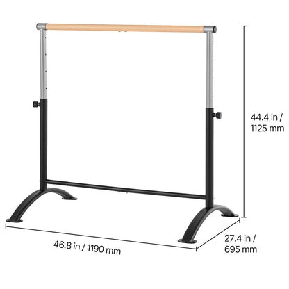 Gymnastic Bar Horizontal Ballet Barre High Bar For Home Gym Training