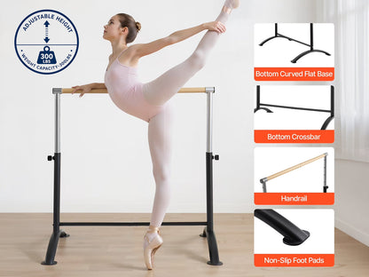 Gymnastic Bar Horizontal Ballet Barre High Bar For Home Gym Training