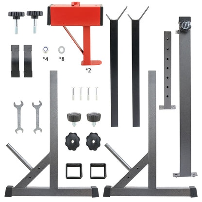 Adjustable Barbell Squat Rack Stand