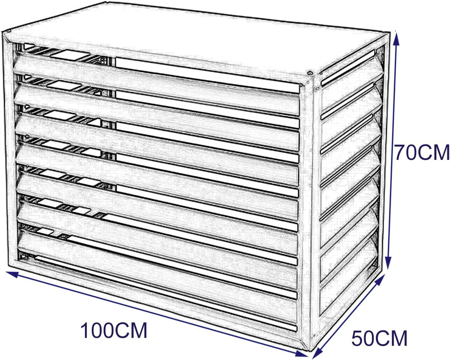 Outdoor air conditioner Cover Heat Pump Screen