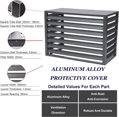 Outdoor air conditioner Cover Heat Pump Screen 110CM
