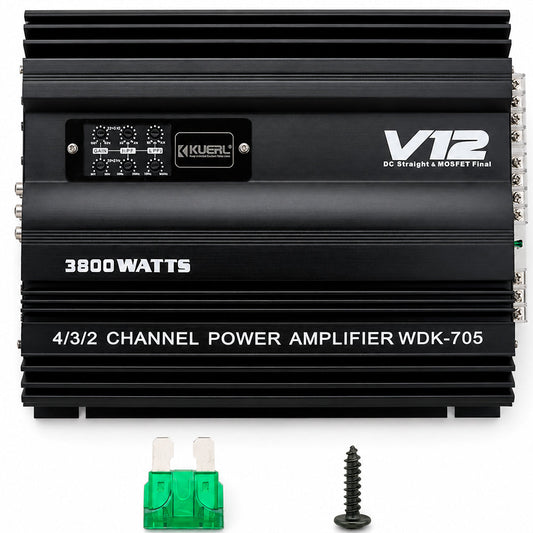 4 Channel Car Amplifier High Power 3800W Car Audio Amp