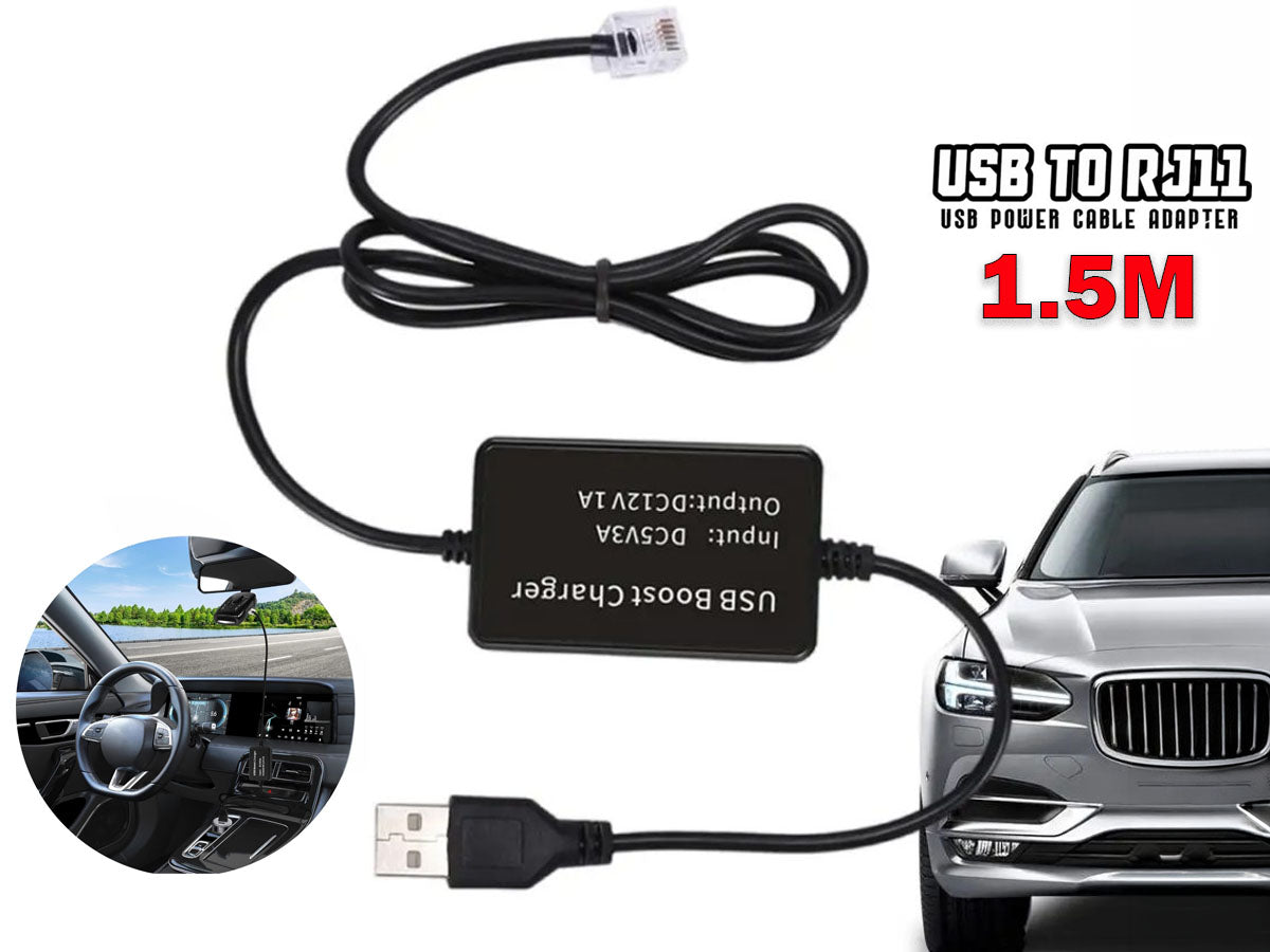 USB Radar Power Cable for Escort, Beltronic, V1 & Uniden Radar Detectors