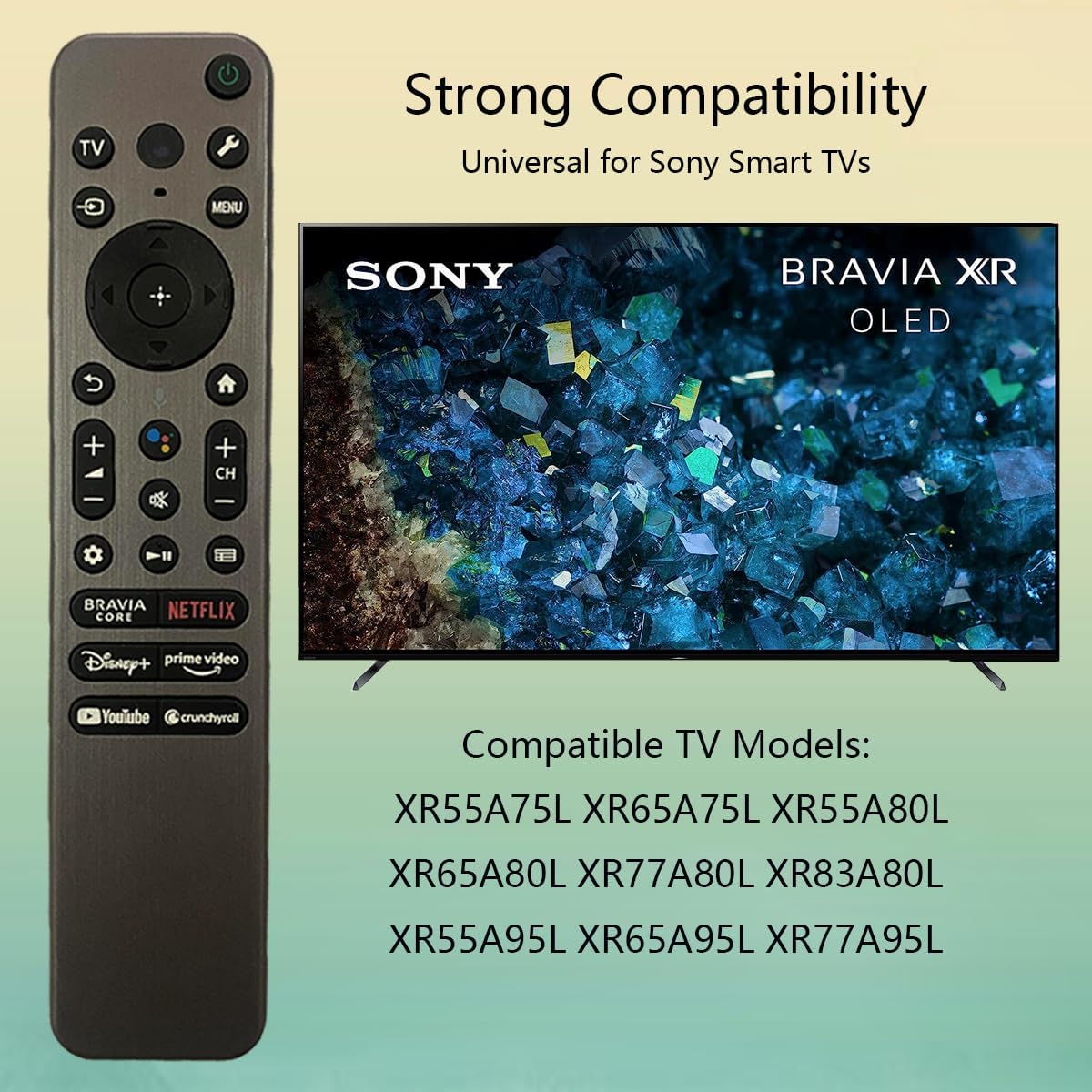Sony TV Remote – Replacement Voice Remote for Sony Bravia Smart TVs