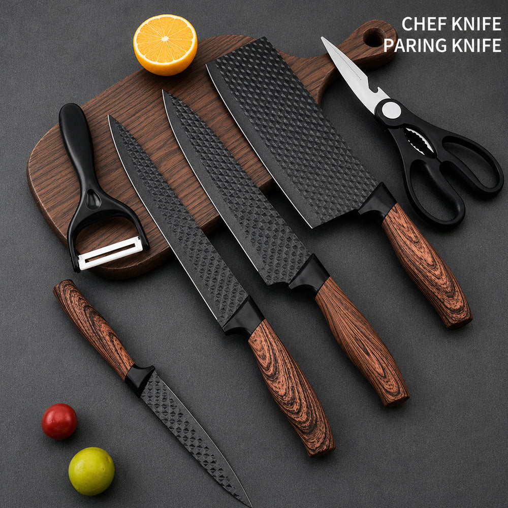 Professional Kitchen Knives Set 6 Piece Knife Set