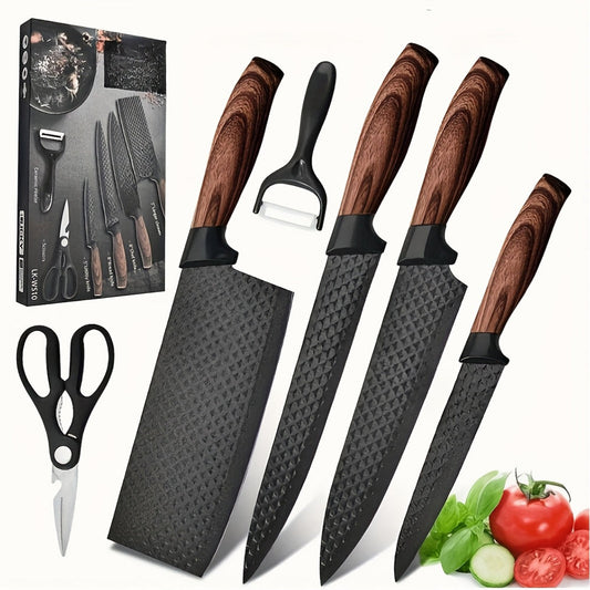 Professional Kitchen Knives Set 6 Piece Knife Set