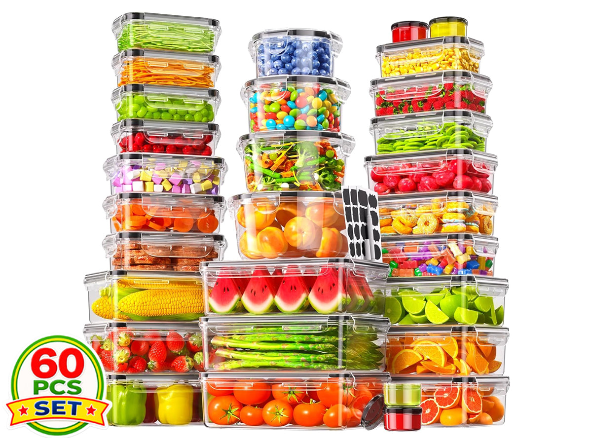 Food Storage Container 60Pcs