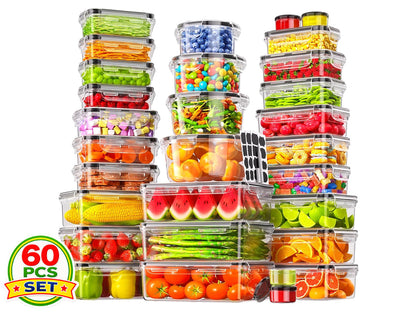 Food Storage Container 60Pcs