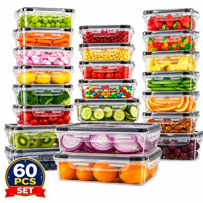 Food Storage Container 60Pcs