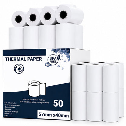 EFTPOS Roll 57x38 "50" Thermal ROLLS