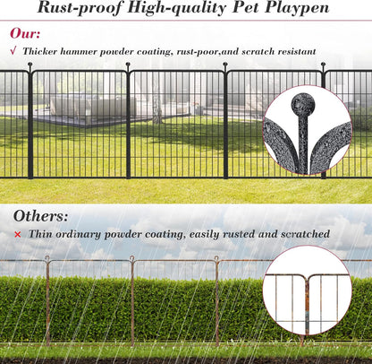 Pet Playpen Dog Playpen Fence 12 Panels