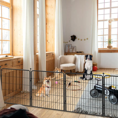 Pet Playpen Dog Playpen Fence 12 Panels
