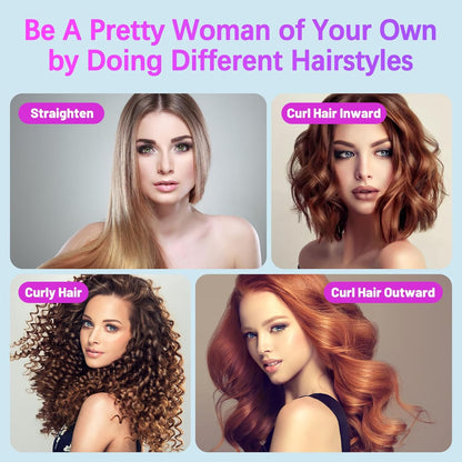 Cordless Hair Straightener Brush 3 Setting