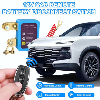 Wireless Remote 240A Car Battery Disconnect Switch Isolator