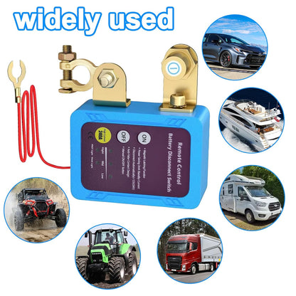 Wireless Remote 240A Car Battery Disconnect Switch Isolator