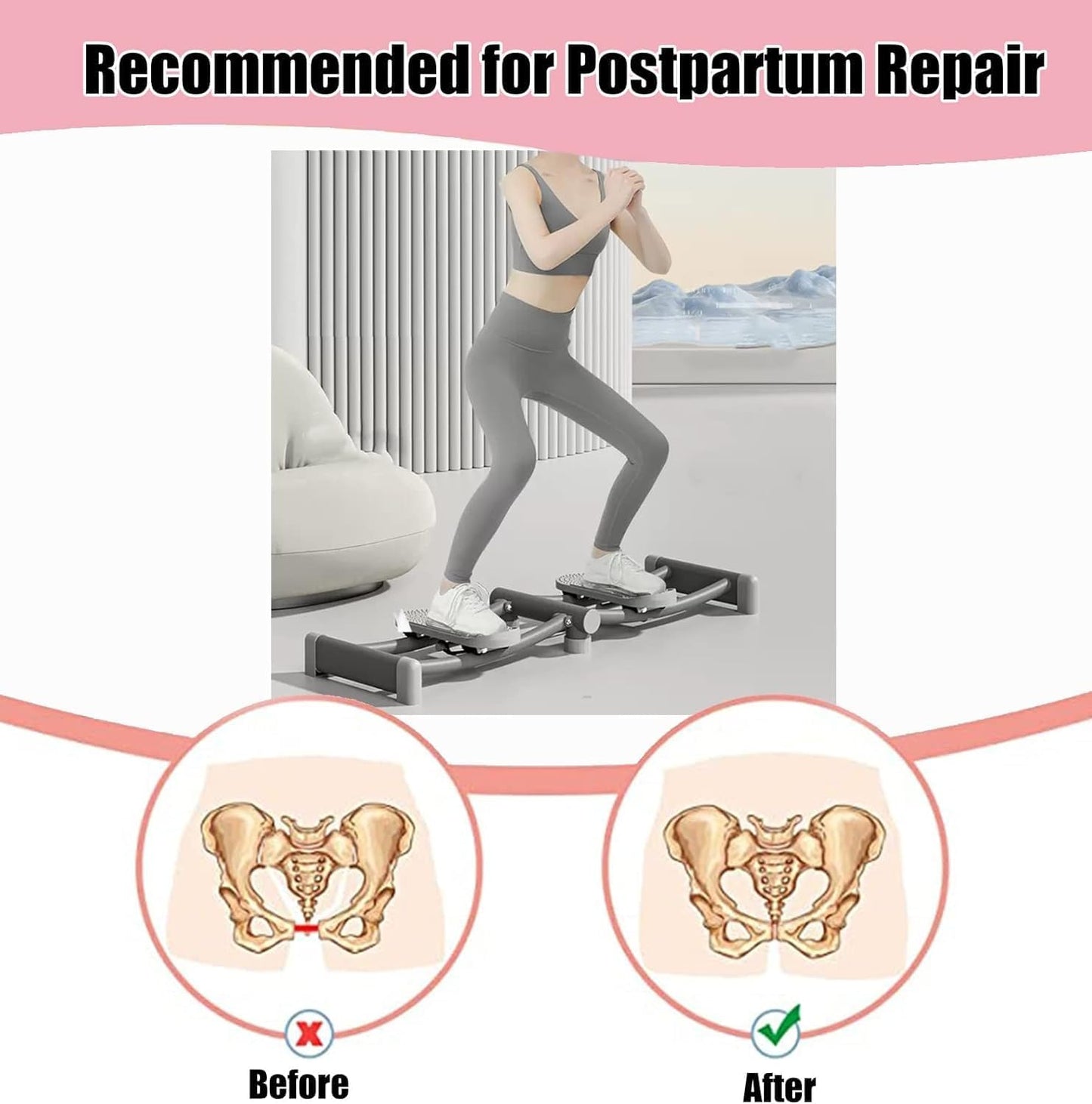 Sliding Leg Exerciser Pelvic Floor Waist Training Machine