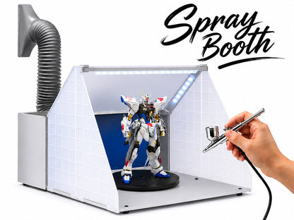 Airbrush Spray Booth With Lights And Exhaust