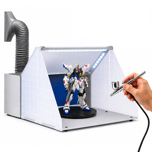 Airbrush Spray Booth With Lights And Exhaust