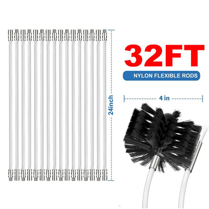 Chimney Cleaning Brush Kit