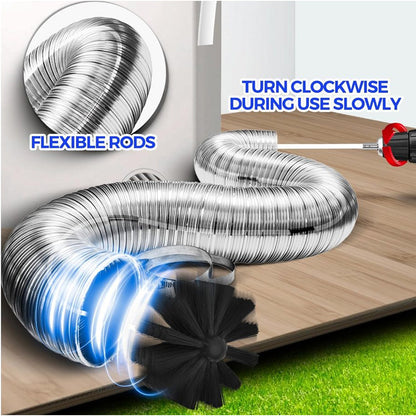 Chimney Cleaning Brush Kit