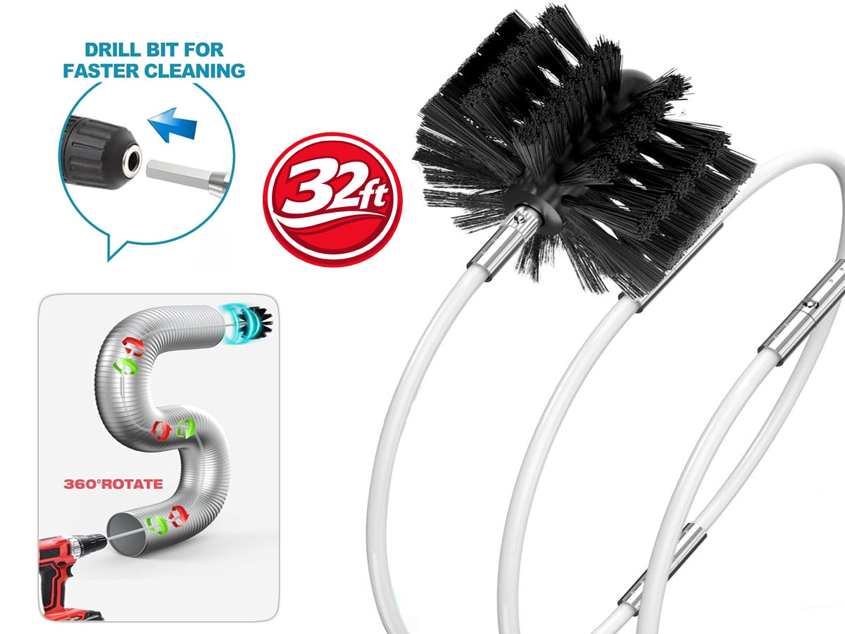 Chimney Cleaning Brush Kit