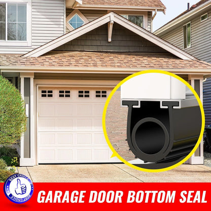 5M Garage Door Seals Bottom Rubber with Aluminium Track Retainer Kit Sale
