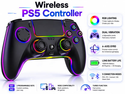 Replacement PS5 Controller Wireless